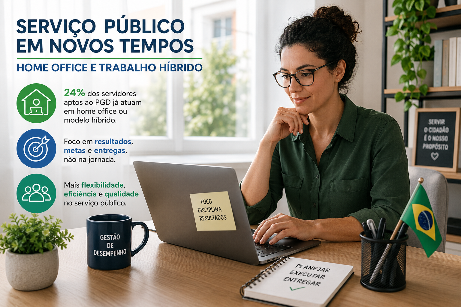Quase 1/5 dos servidores federais já atua em home office ou modelo híbrido